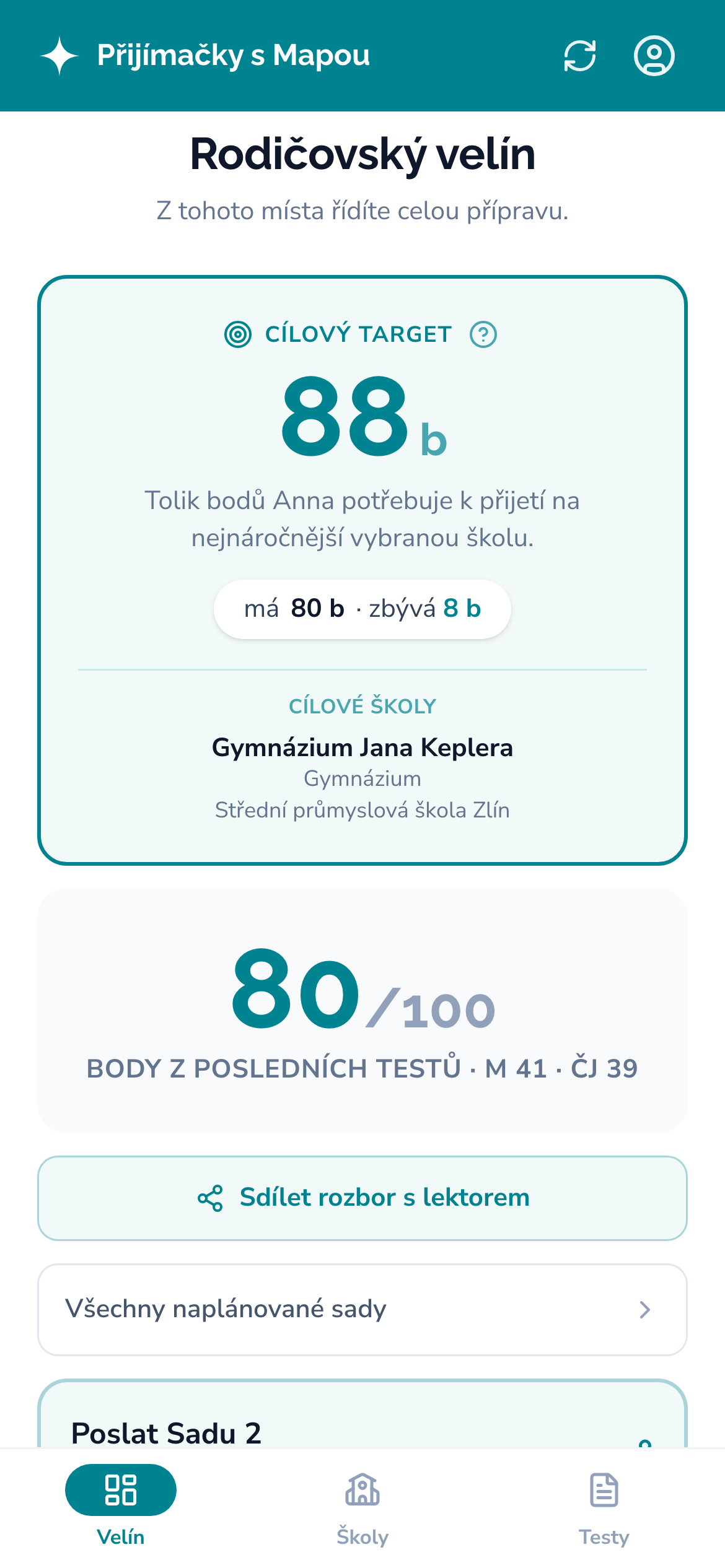 Rodičovský velín